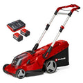 Einhell 42cm Cordless Lawnmower 36V Rotary With 2x 5.2Ah Batteries And Charger Power X-Change 50L Grass Box - RASARRO 36/42